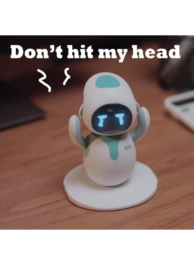 Eilik - Cute Robot Pets Toys with Abundant Emotions, Animations & Mini-Games, Your Perfect Desk Touch Interactive Companion, Holidays & Birthdays Gifts for Girls & Boys. - Image 3